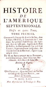 Title Page of Histoire de l